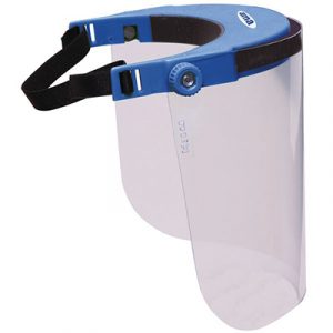 Ecran facial réglable en polycarbonate