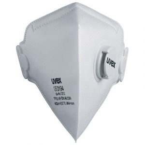 Masques respiratoires pliables FFP3 Uvex silv-Air C 3310